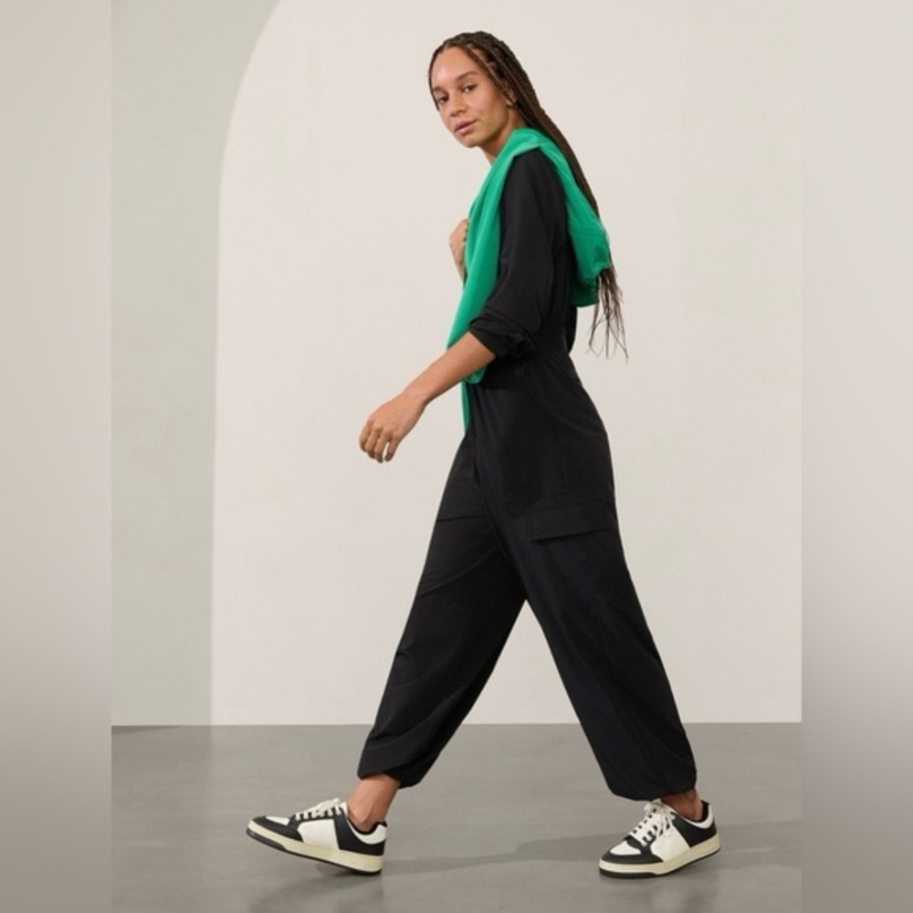 ATHLETA BROOKLYN LONG SLEEVE JUMPSUIT - Picture 4 of 15
